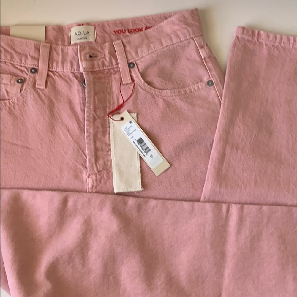 A O. LA High-Rise Girlfriend Slim Jeans